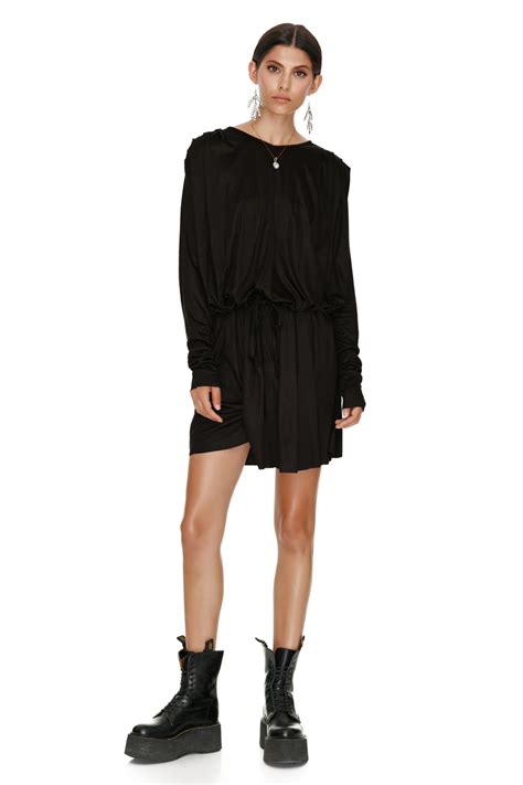 fendi black viscose dress|Black FF viscose dress .